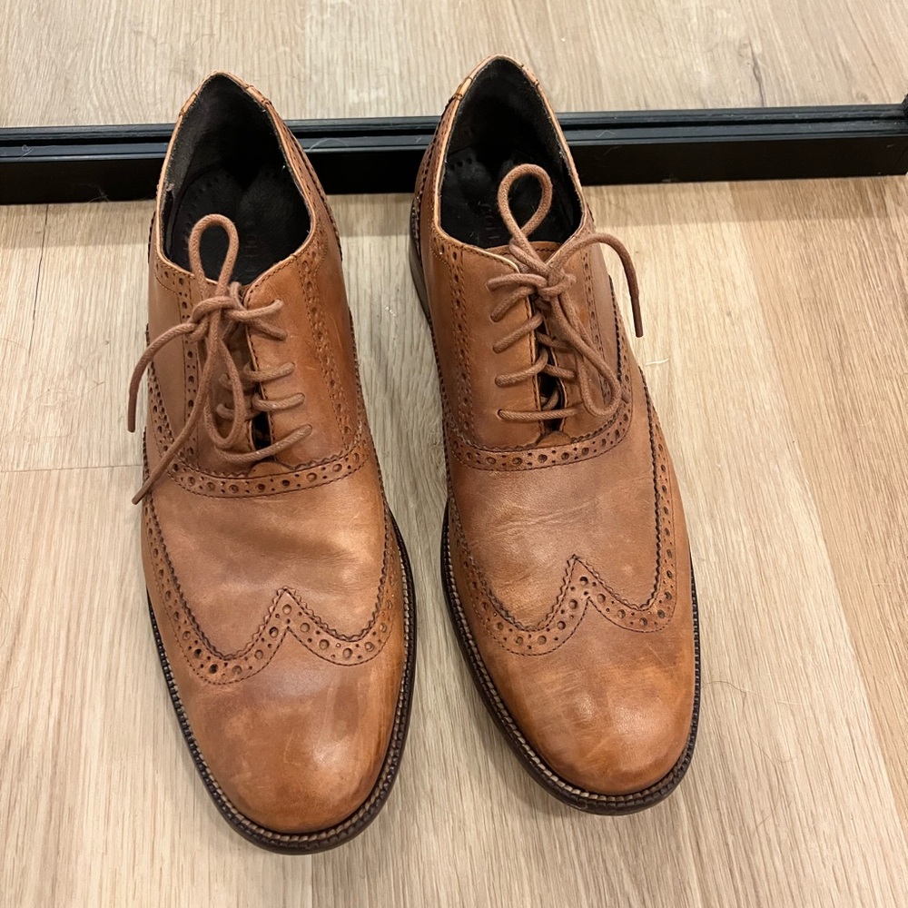 Classic Tan Leather Brogues